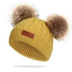 Toucas de Tricô Variadas | Marrom/Caramelo/Cinza + Preta | Cable Knit | Pompons | Couro | Inverno 🧣👍