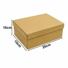 Kit 15 Caixas MDF GRANDE 20x15x10 para Personalizar Convite Lembrancinha Decoração Caixinha
