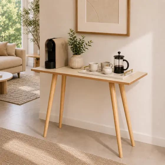 Aparador pés palito madeira minimalista cantinho do café buffet mesa decorativa retrô sala cozinha balcão