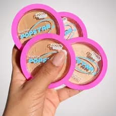 Pó Compacto Ruby Rose Popstar Fancy Face Vibe Matte Controle de Oleosidade acabamento natural