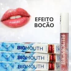 Gloss Labial Bigmouth Volume Gloss Efeito Bocão Volumoso Hidratante 4ml- gloss volumoso