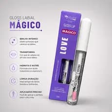 Gloss Labial Mágico Max Love Love Studio gloss que muda de cor, Efeito Natural gloss transparente