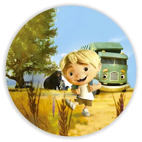 Painel Festa Infantil Redondo Ze Coleta + Arco, Suporte incluso. Fazemos personalizado com qualquer tema. Confeccionado em Lona fosca, impressão de alta resolução. cenário Circular p/ Decoração