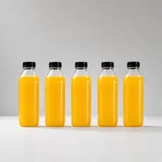 Kit Garrafinhas PET 200ml / 300ml /500ml com Tampa Garafa p/ Sucos e Caldo de Cana Direto da Fábrica