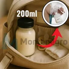 Kit Potes Reforçados para Armazenar Leite Materno 200ml/300ml/500ml