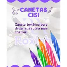 Caneta Esferográfica Cis Spiro 0.7mm com 5 Cores