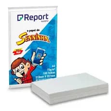Papel Sulfite A4 Branco 75g - Resistente à Umidade, Ideal para Impressões, 100 Folhas