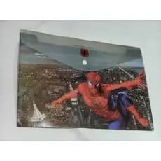 Pasta Envelope Homem Aranha A4 Escolar com Botão – Porta Documentos Marvel