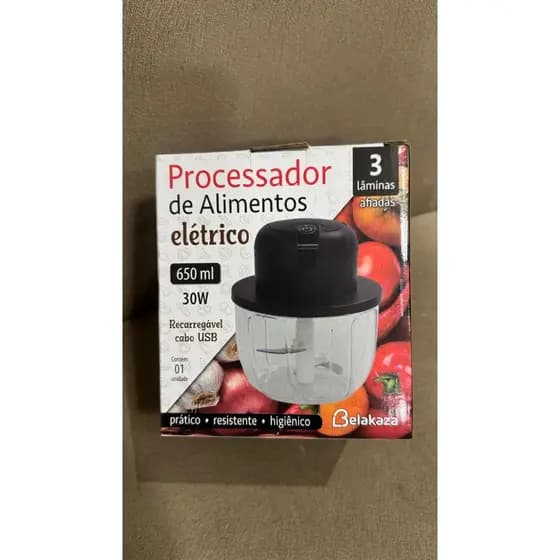 Triturador Processador De Alimentos Multifuncional 650ml