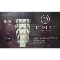 Jogo 6 Copos Dumiat Porto Fino Long 420 ml Rio Glass