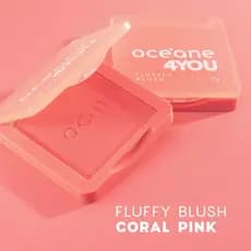 Blush Cremoso Coral Fluffy Blush Coral Pink 4you Océane 7g