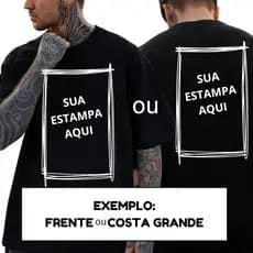 Camisa Oversized com sua Arte aqui