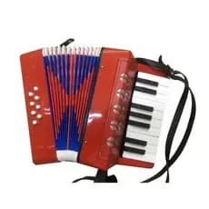 Acordeon Sanfona Gaita Infantil 8 Baixos Brinquedo Crianças (vermelho)