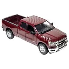 Caminhonete Coleção Miniatura Dodge Ram Vinho Metal Welly 1:24