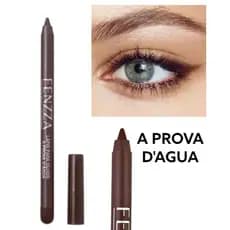 Lápis APONTÁVEL Delineador para olhos a prova D'água marrom super macio maquiagem feminina