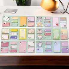 KIT C/8 BLOCOS ADESIVOS FOFOS TOYKO DESIGN //MATERIAL 2025