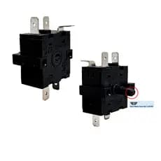 CHAVE SELETORA P/FORNO ELETRICO 16A 5 TERMINAIS 4 POSIÇOES (FZ31-9 GIRO DE 1/4 DE VOLTA / "GIRO CURTO")