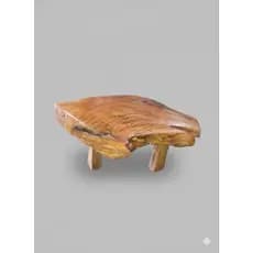 Mesa De Centro Rústica Peroba Rosa Maciça