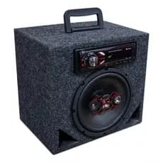 Caixa De Som Bob 6" Bravox Com Player Bluetooth