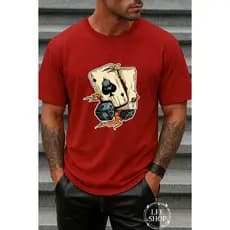 Camiseta Masculina Leve e Macia Streetwear Algodão Confortável Dia a dia Blusa masculina