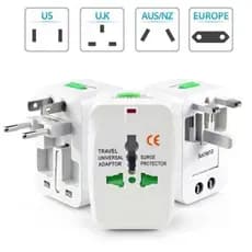 Adaptador Tomada Internacional Viagem Bivolt Viagem Universal