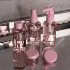 KIT PARA VIAGEM 6 PEÇAS ( SHAMPOO, CONDICIONADOR, PERFUME, CREME ENTRE OUTROS)