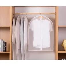 Capa Protetora de Terno Camisa 58x90cm Guarda Roupa Closet Anti Mofo e Poeira PEVA