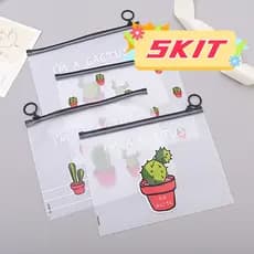 5 Pcs Unidade Estojo Multiuso Bolsinha Necessaire Multi Padrão Promoções