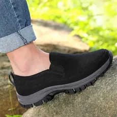 Tênis Masculino Slip On confortável Tênis mocassim antiaderente sapatilha