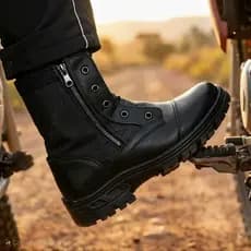 bota militar alta estilosa bota tática mais proteção bota para trilha sola antiderrapante