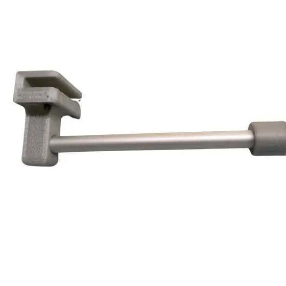 Suporte Porta Toalha Ajustavel Box De Vidro Sem Furo 75cm fosco