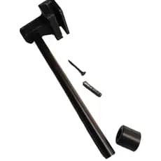 Suporte Porta Toalha Ajustavel Box De Vidro Sem Furo 75cm preto