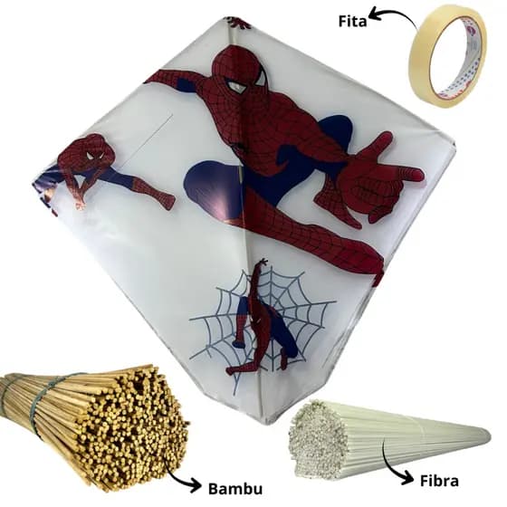 Kit faça você mesmo baratão 50 e 100 Unidades sortidos Não precisa de rabiola Pipa papagaio flechinha raia