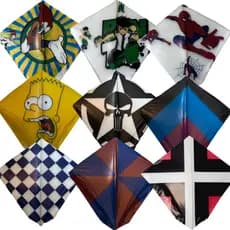Sureco Baratão Estampas Sortidas Infantil 20 Unidades, Pipa Simples Colorida Leve Para Brincar