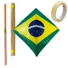 Kit De Pipas faça você mesmo Tamanho 33x33cm 50 Unidades sortidos