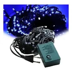 Kit 3 Pisca Pisca Grão De Arroz Azul Sequencial 100 Leds