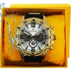 1 Relogio Masculino Presente Silicone Borracha + Caixa Luxo
