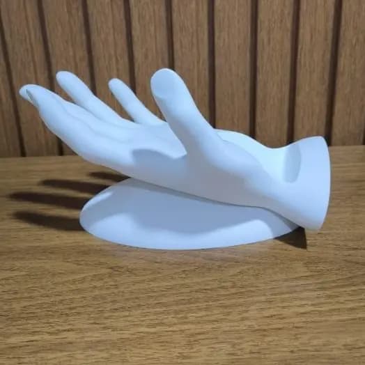SUPORTE DE MÃO PARA VINHO/DECORAÇÃO FEITO EM IMPRESSÃO 3D