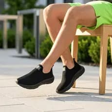 Tênis Masculino Meia Calce Fácil Botinha Ortopédico Academia Leve 34 ao 44