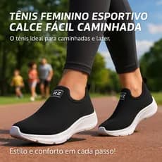 Tênis Feminino para Caminhada | Ideal Para Caminhadas Diárias, Leve Do 34 ao 44 - COMPRE AGORA!