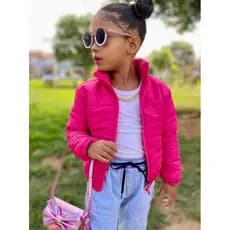 Jaqueta infantil feminina bobojaco estilo moda blogueira outono inverno casaco frio confortavel