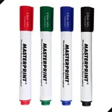 Pincel Quadro Branco Recarregável Cores Diversas MP619 Masteprint