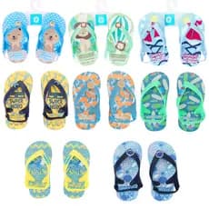 Chinelo Infantil  Pimpolho com Elástico Menino Praiana Bebê Baby Tamanho 17 a 23 Sandália