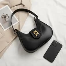 Bolsa Feminina Baguete Média De Ombro Estilosa Casual Lançamento