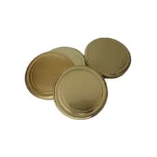 5 Tampa em Metal 113mm para pote de Vidro Palmito Conserva