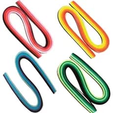 Kit  120 tiras Papel para Quilling  Cortar Embalagens