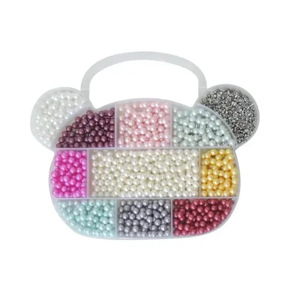 Aplicador De Pérolas + 1100 Perolas + 5 Matrizes E Rebite Artesanato Patchwork Scrapbook