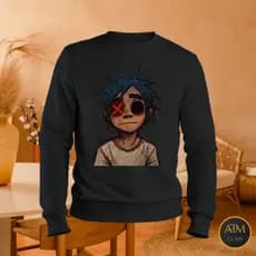 Moletom Casual GORILLAZ 4.0  Blusa unissex Frio Inverno Envio Imediato