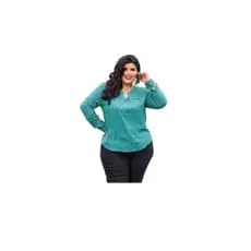 Camisa Social Manga Longa Em Viscolinho Plus Size