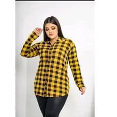 Camisa Xadrez Festa Junina Feminina Plus Size